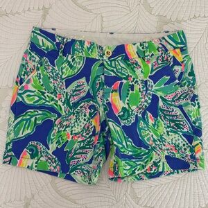 Lilly Pulitzer Jayne Tropical Print Women's Shorts- Size 6
